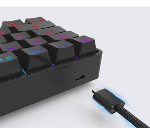 Wireless Bluetooth Keyboard Colorful PBT Keycaps Mechanical Keyboard - Image 2