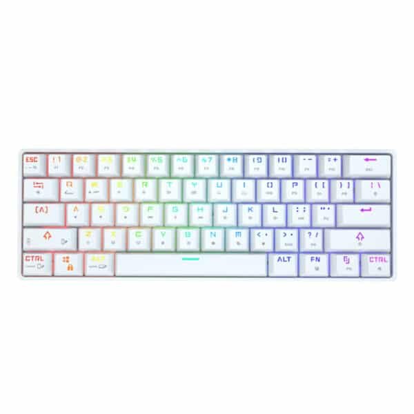 Wireless Bluetooth Keyboard Colorful PBT Keycaps Mechanical Keyboard - Image 3