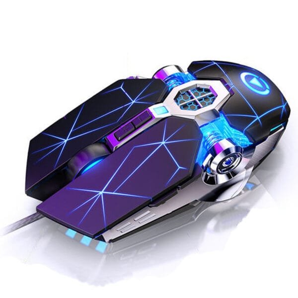 Gaming Mouse Wired Silent Gaming Mechanical Computer Desktop Notebook Office - Image 2