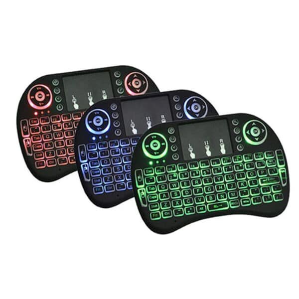 H9 Wireless Backlit Colorful Touch Remote Control Keyboard - Image 6