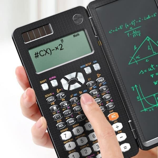 2 In 1 Foldable Scientific Calculators Handwriting Tablet Learning Function Calculator  Foldable Desk Scientific Calculators - Image 10