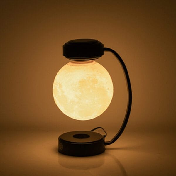 3D LED Moon Night Light Wireless Magnetic Levitating Rotating Floating Ball Lamp For School Office Bookshop Home Decoration - Image 3