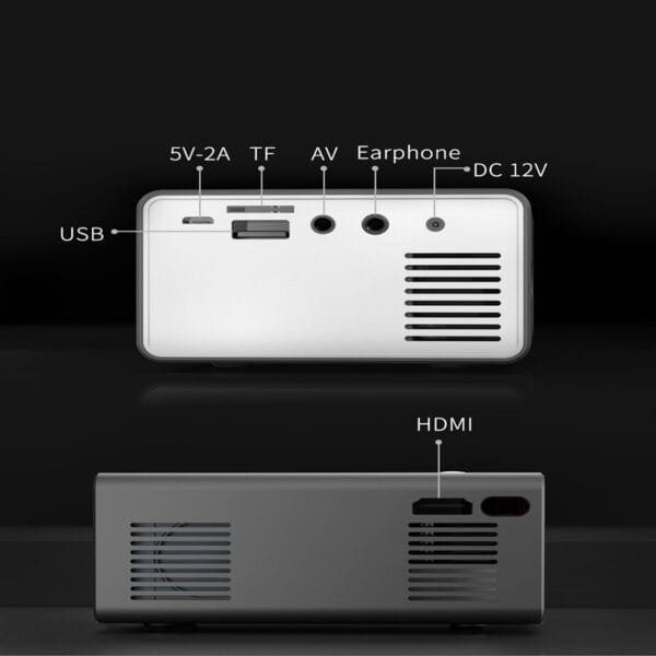 Home Office T300 Projector HD 1080P Miniature Mini Projector - Image 5