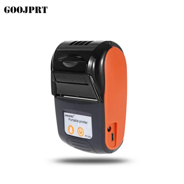 58mm Mini Portable Thermal Printer with Battery Goojprt Pt-210 Barcode Printers - Image 5