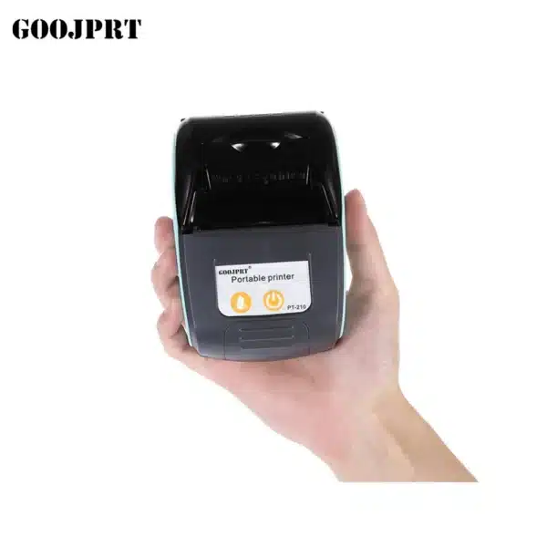 58mm Mini Portable Thermal Printer with Battery Goojprt Pt-210 Barcode Printers - Image 4