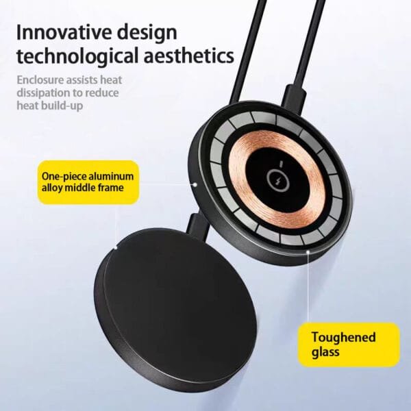 Qi2 Wireless Charger 15W Magnetic Wireless Fast Charging Is Suitable For 12-16PG Mobile Phone Models. - Image 4