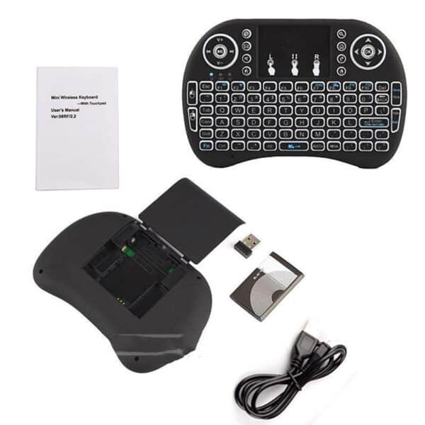 H9 Wireless Backlit Colorful Touch Remote Control Keyboard - Image 5