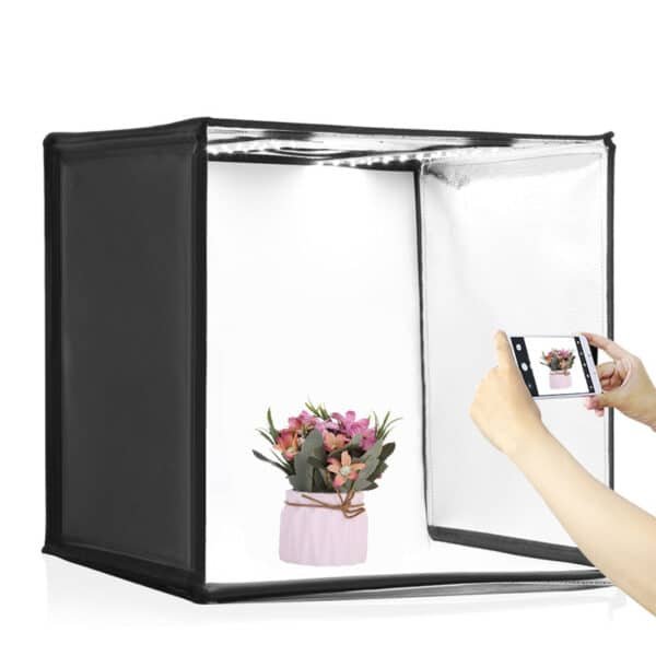 40CM Folding Studio LED Highlighting Dimming Photo Soft Light Box - Image 4